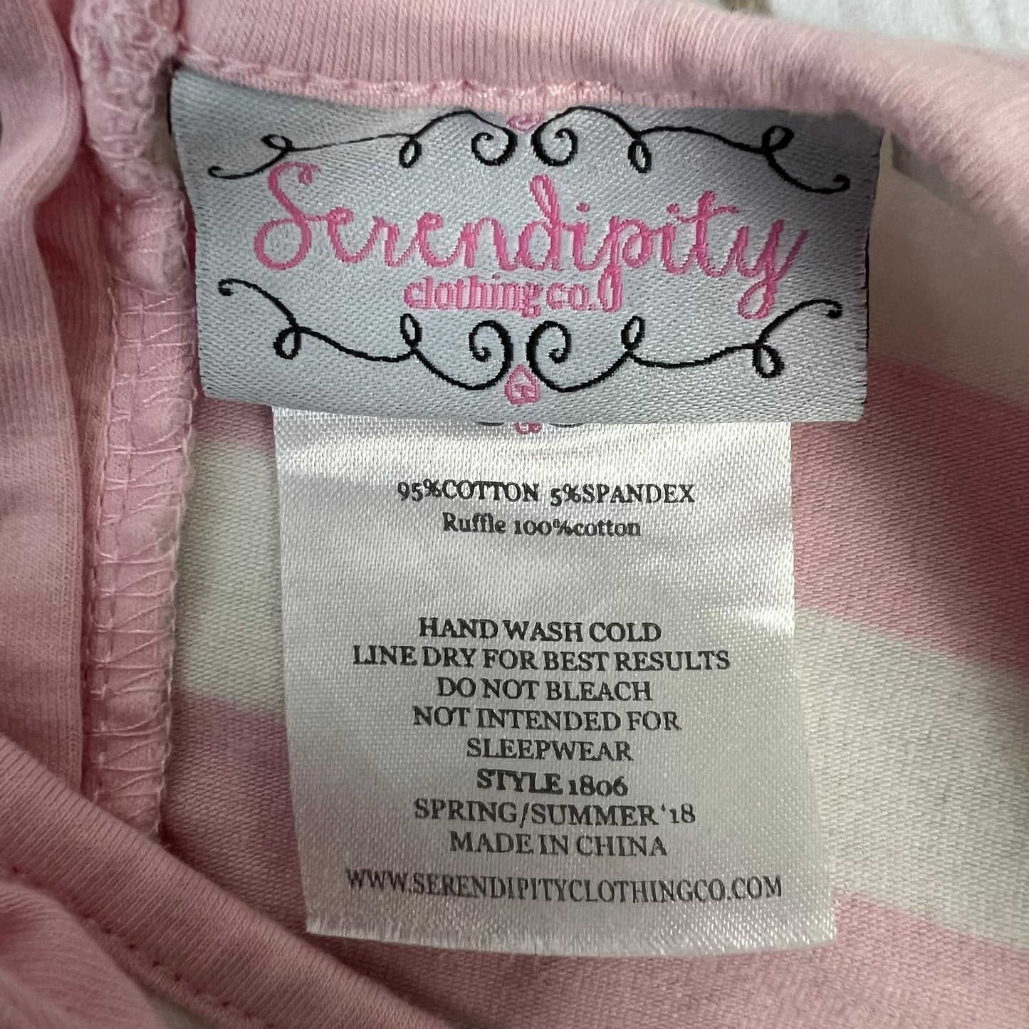 serendipity floral romper 6M