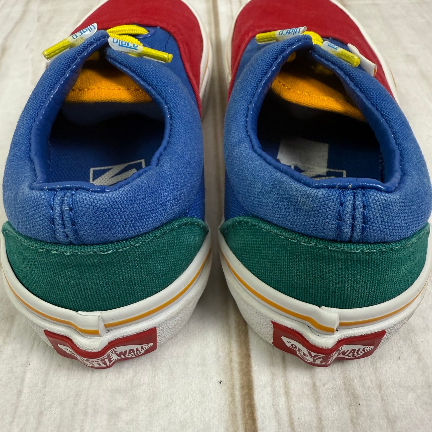 color-block low top vans 11C