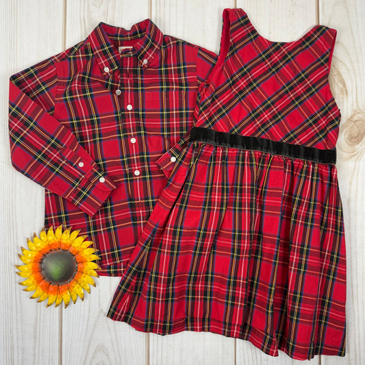 crewcuts holiday tartan family matching