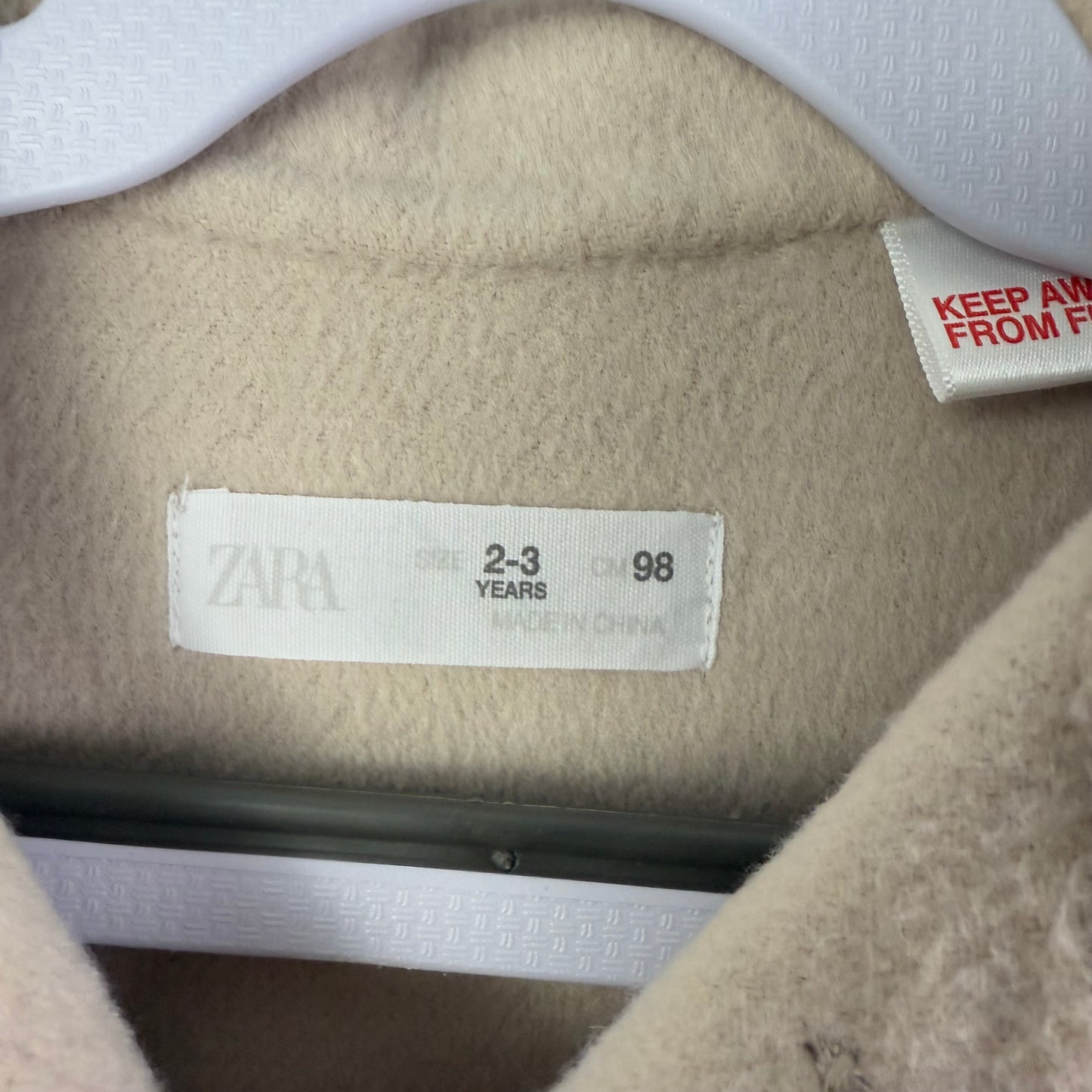 zara toddler shacket 2/3