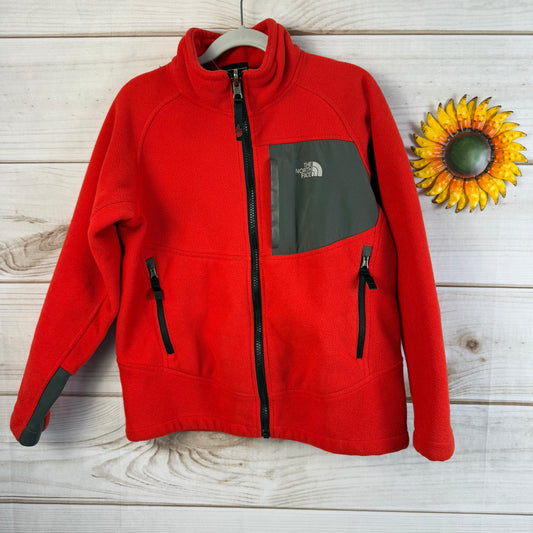 the north face hetchy full zip heavy fleece jacket 7/8