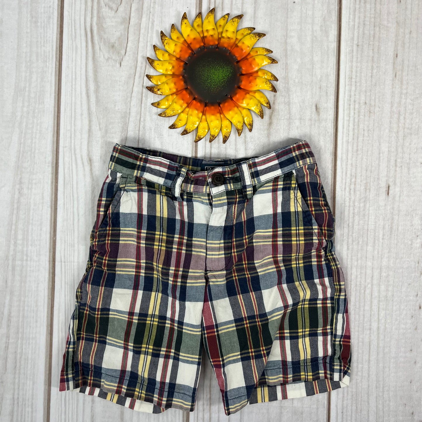 boys plaid shorts 4T