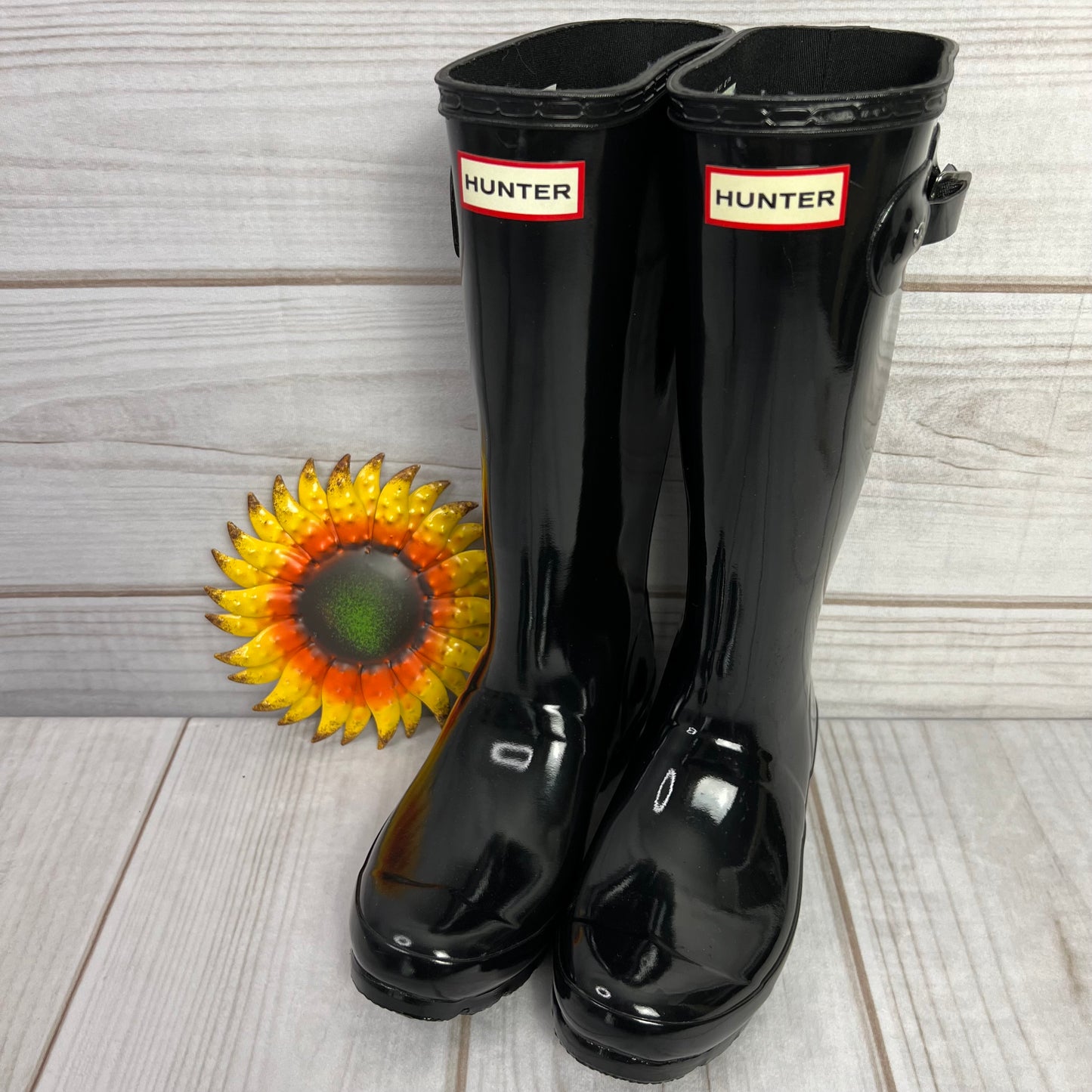 hunter big kids original gloss rain boot 4/5Y