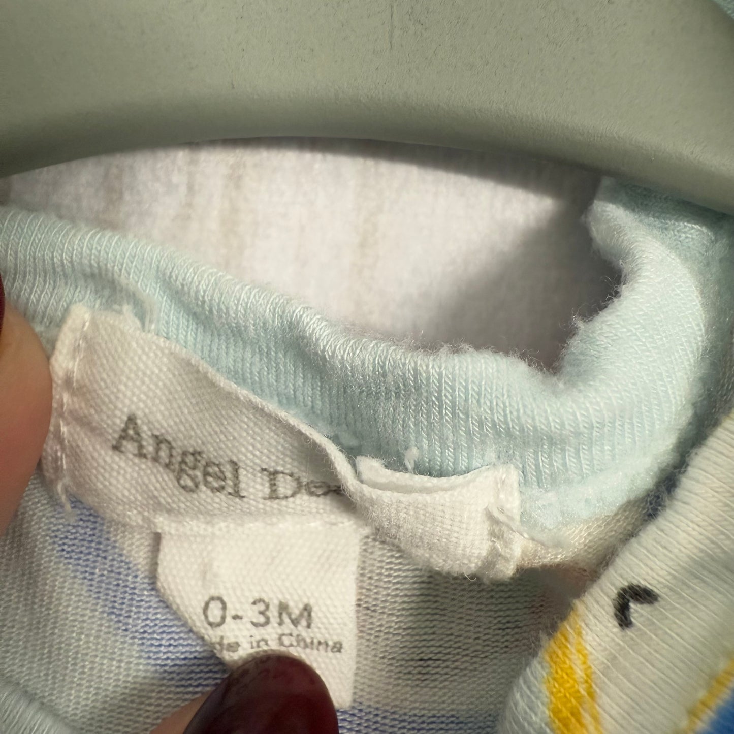 angel dear millennial milk onesie 0-3M