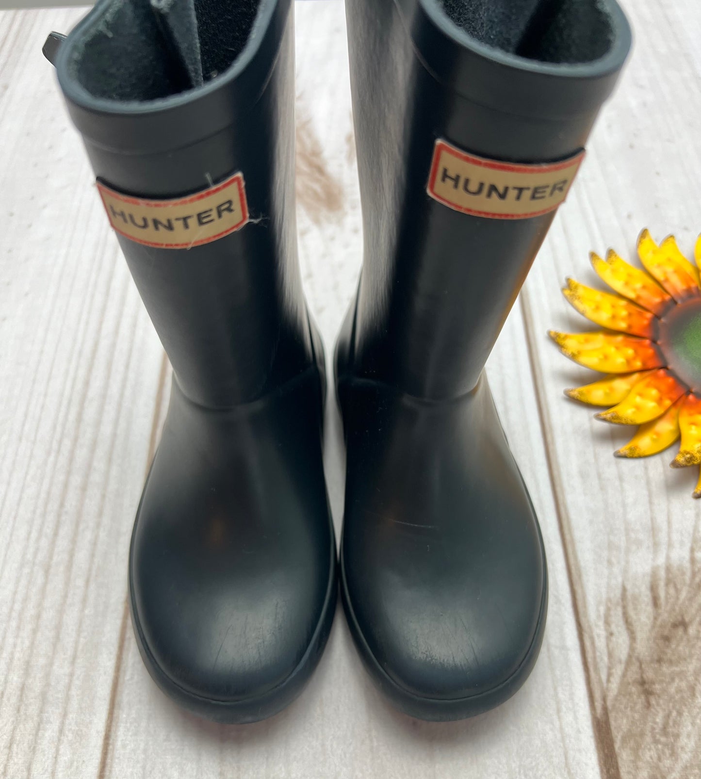 hunter kids first classic rain boots 9/10C