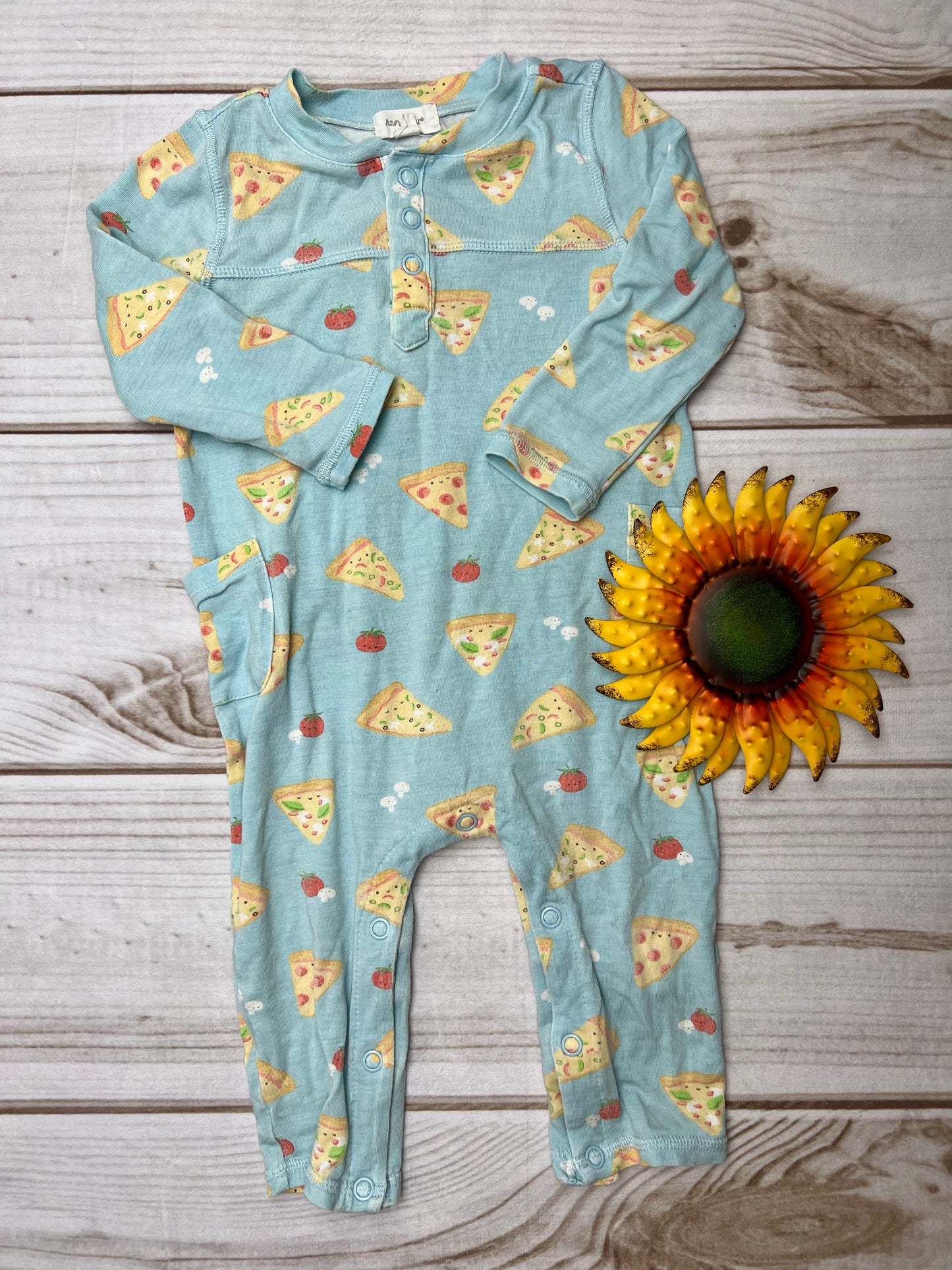 angel dear pizza romper 6-12M