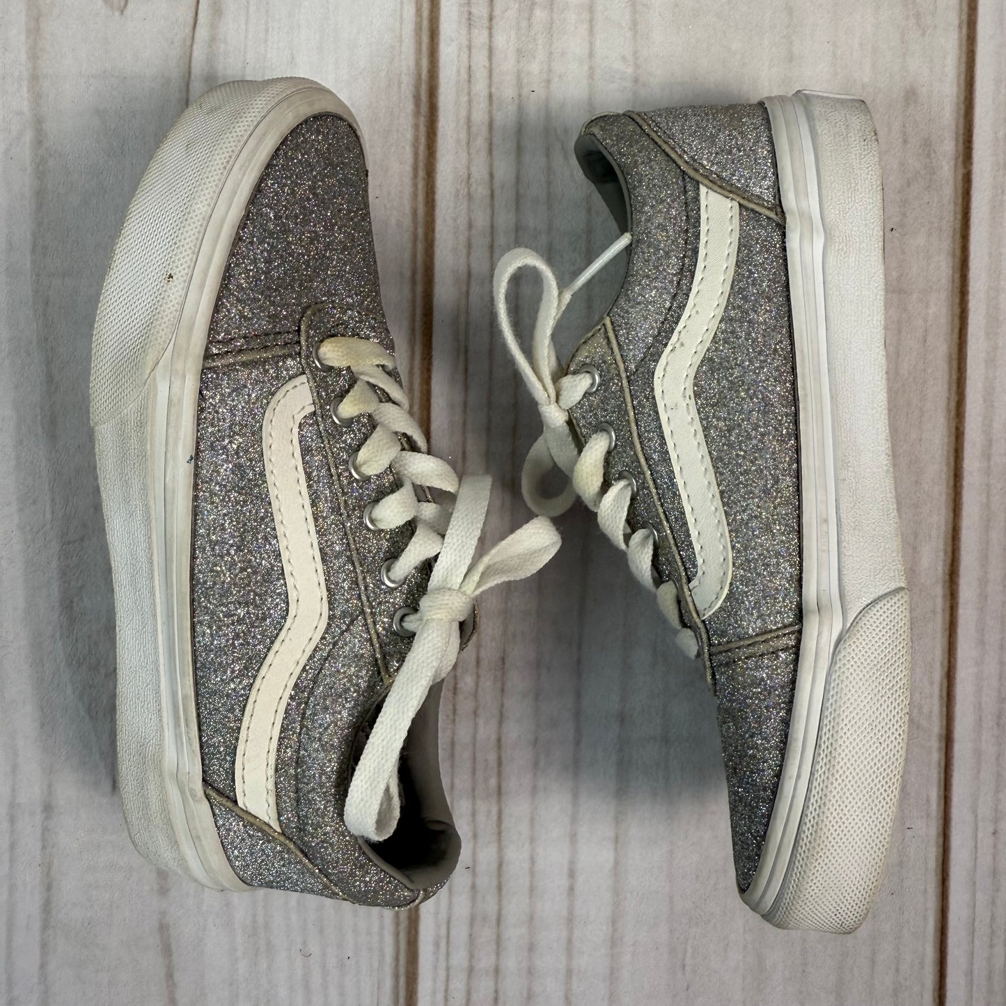 vans old skool sparkle shoes 1Y