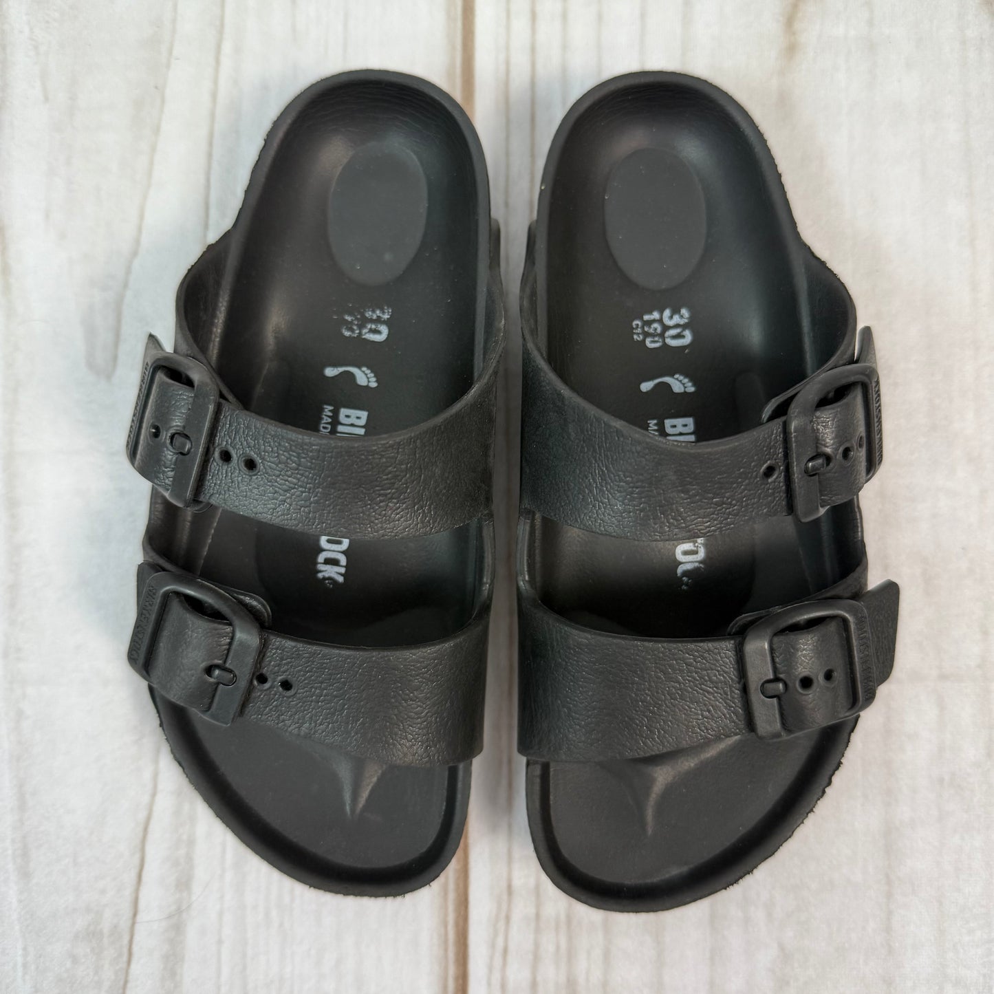 birkenstock arizona waterproof sandals 12C