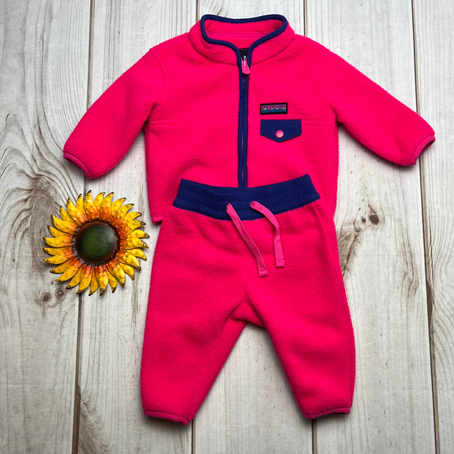 baby gap arctic fleece set 3-6M