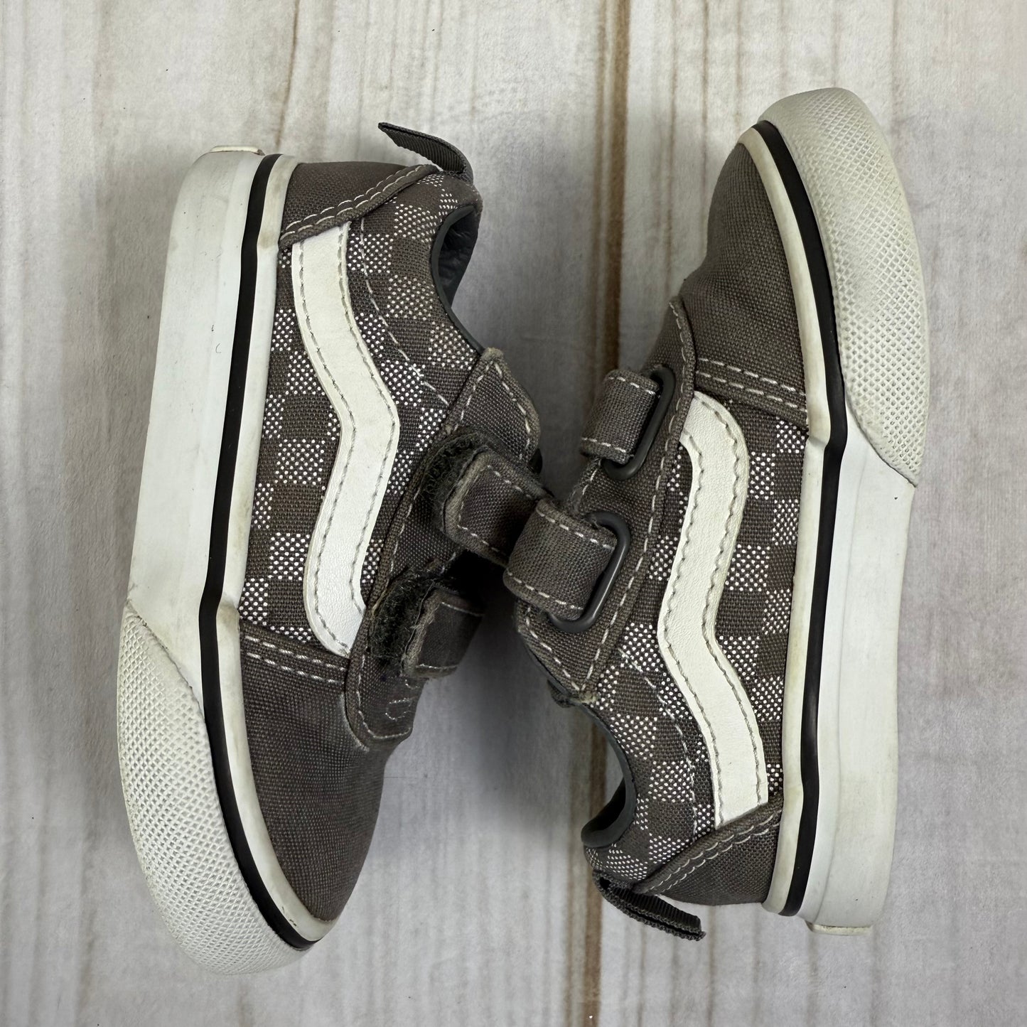 vans old skool gray check 6C