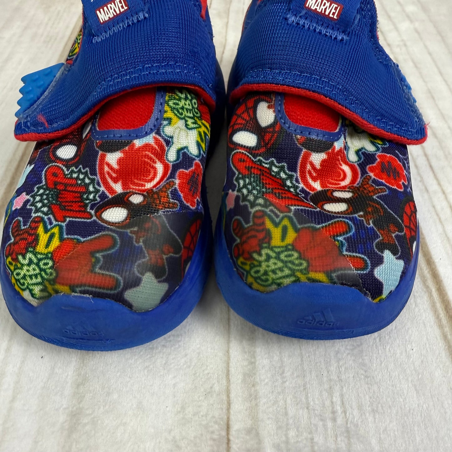 adidas x marvel spiderman shoes 6.5C