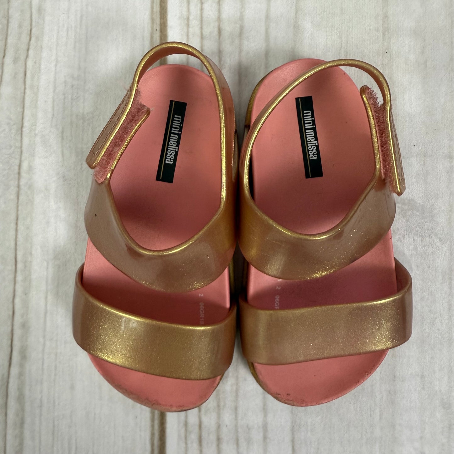 mini melissa cosmic sandals 8C