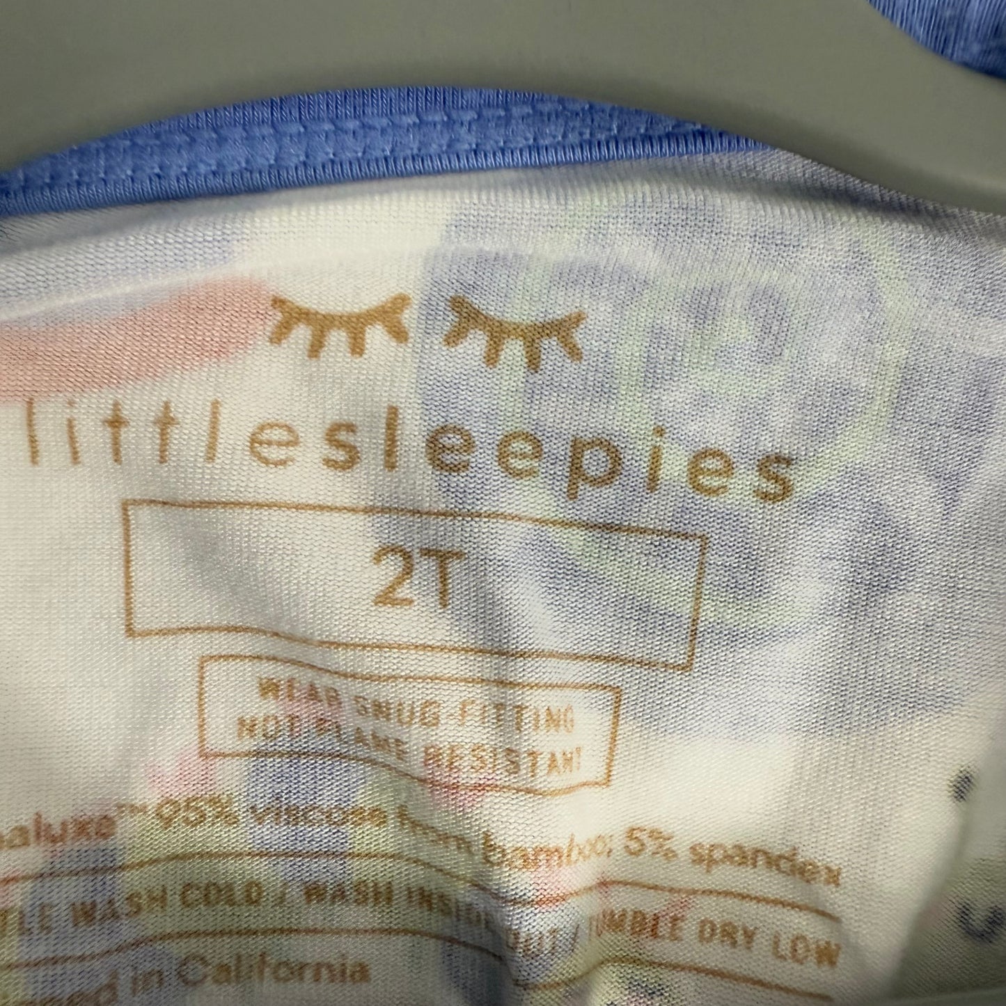 little sleepies convertible zippy 2T