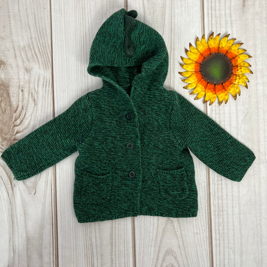 baby gap dinosaur cardigan 3-6M