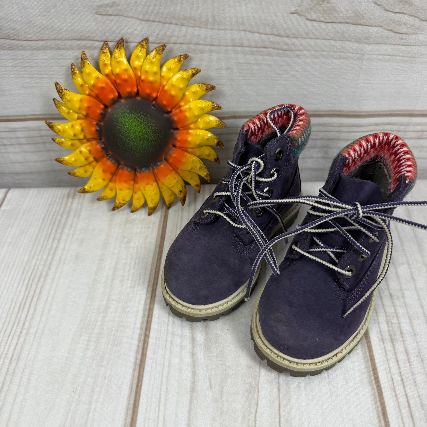 timberland 6" toddler boots 7C