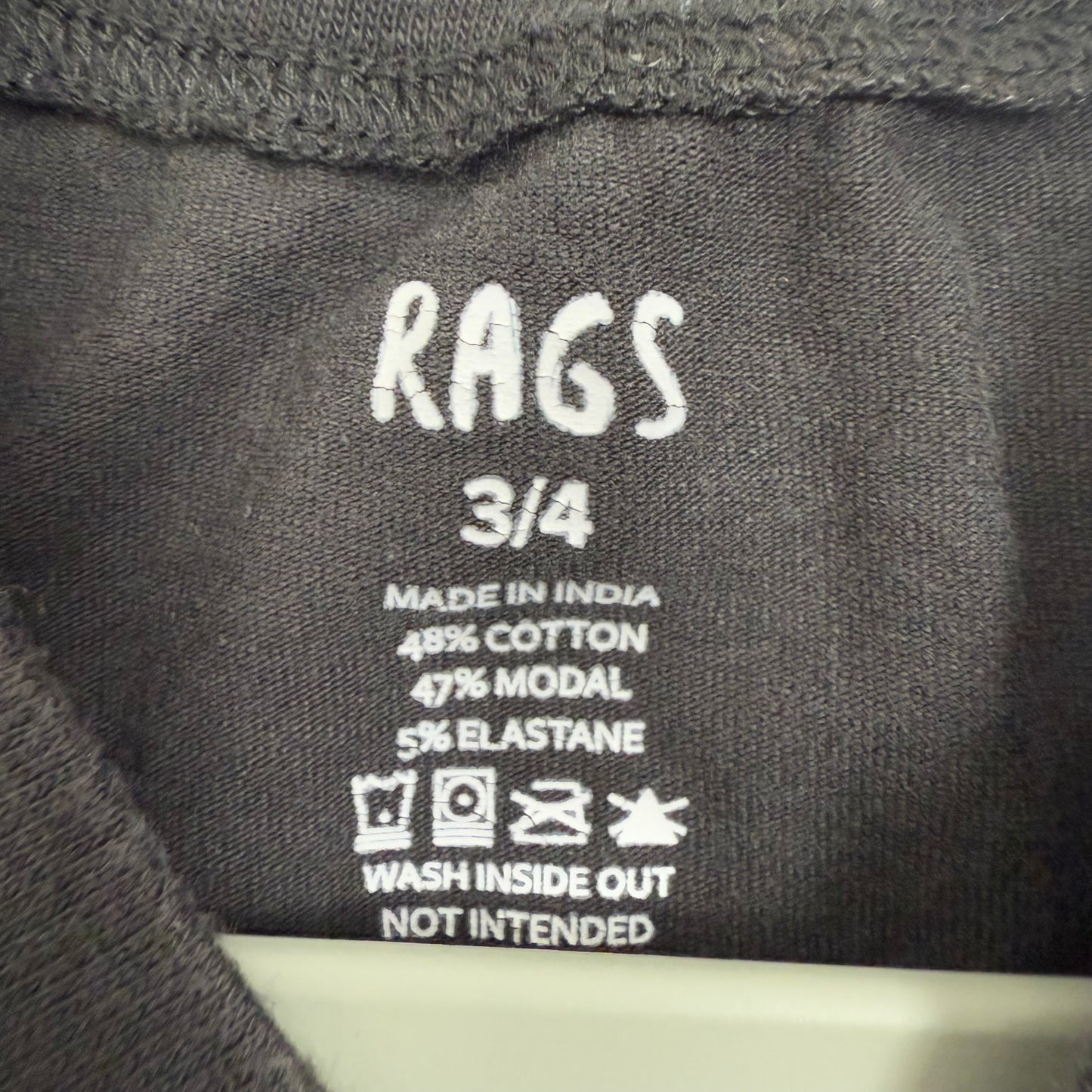 rags essential short sleeve tees 3/4