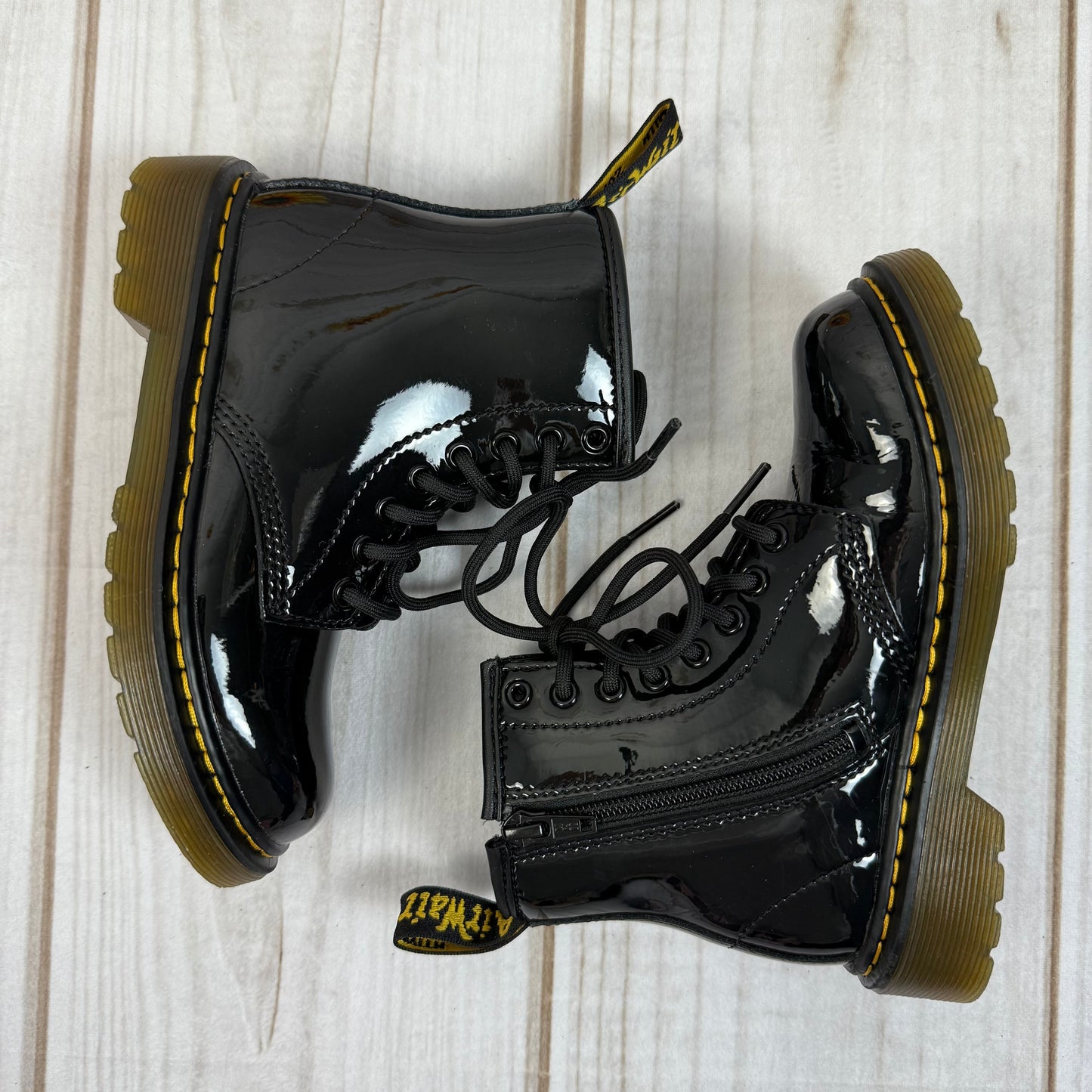 dr. martens toddler 1460 patent boots 12C