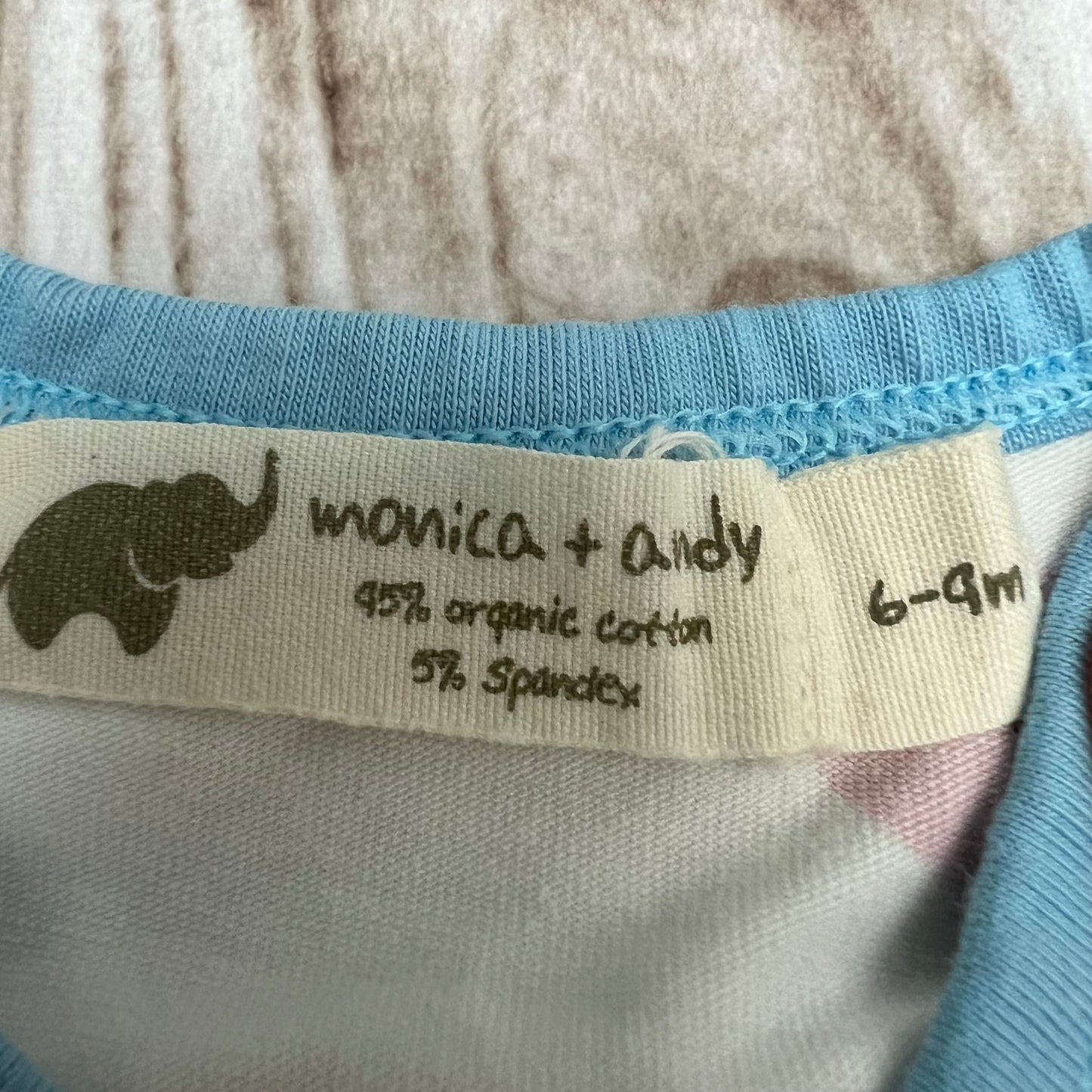 monica + andy romper 6-9M