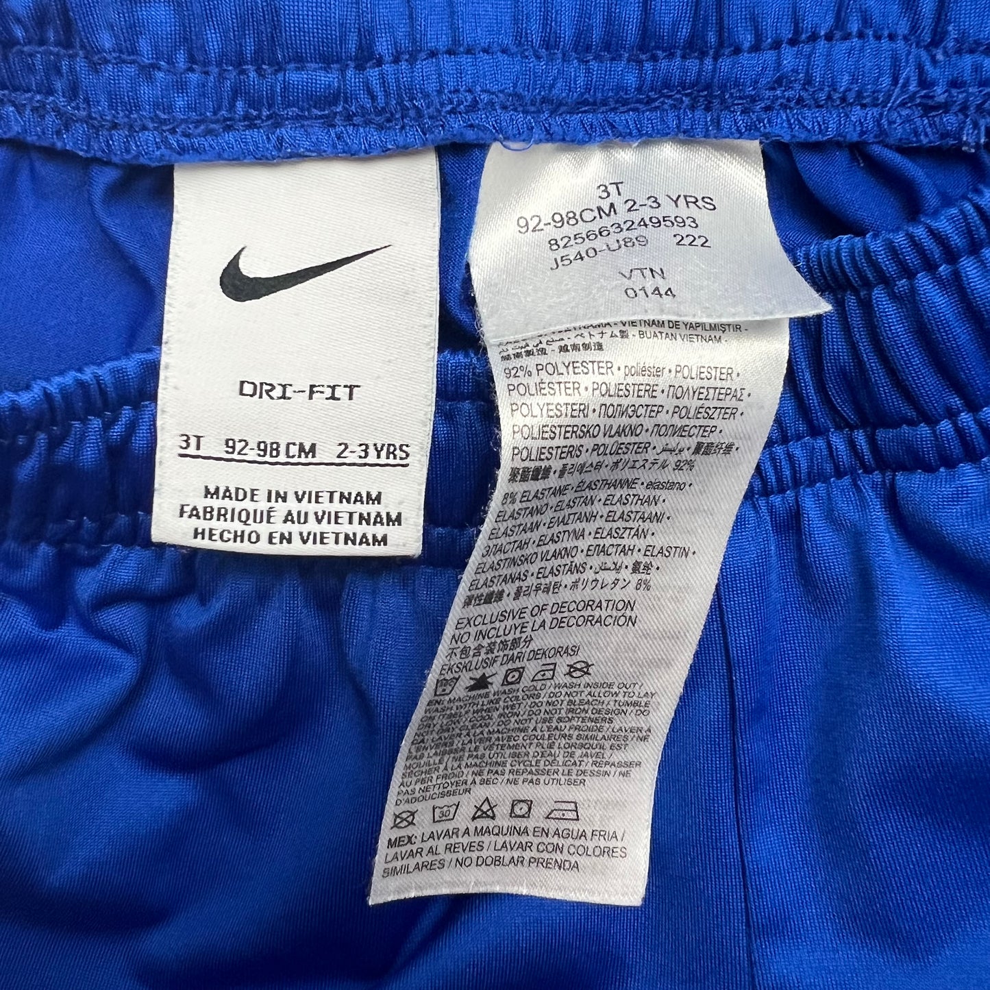 nike dri-fit shorts 3T