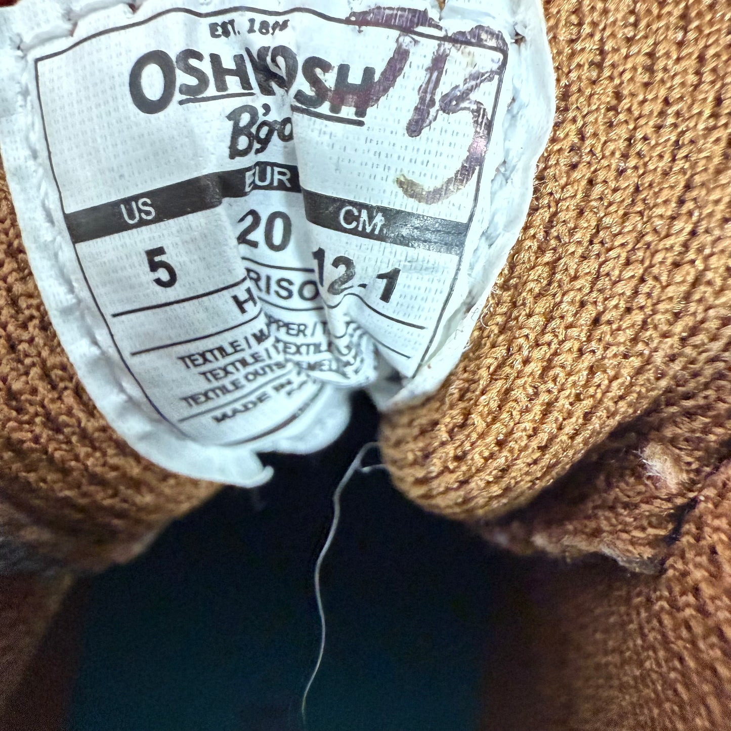 oshkosh duck boots 5C