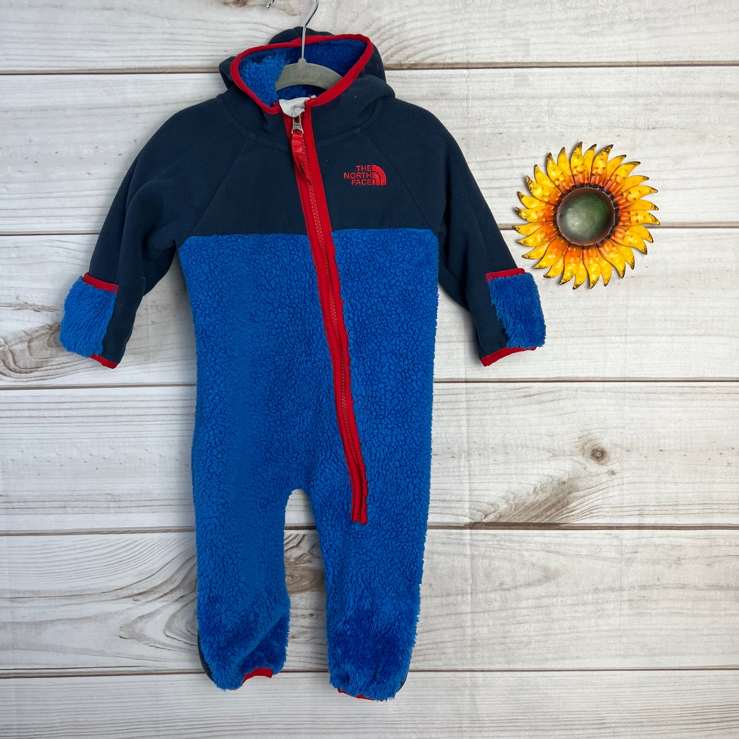 the north face chimboraza fleece bunting 3-6M