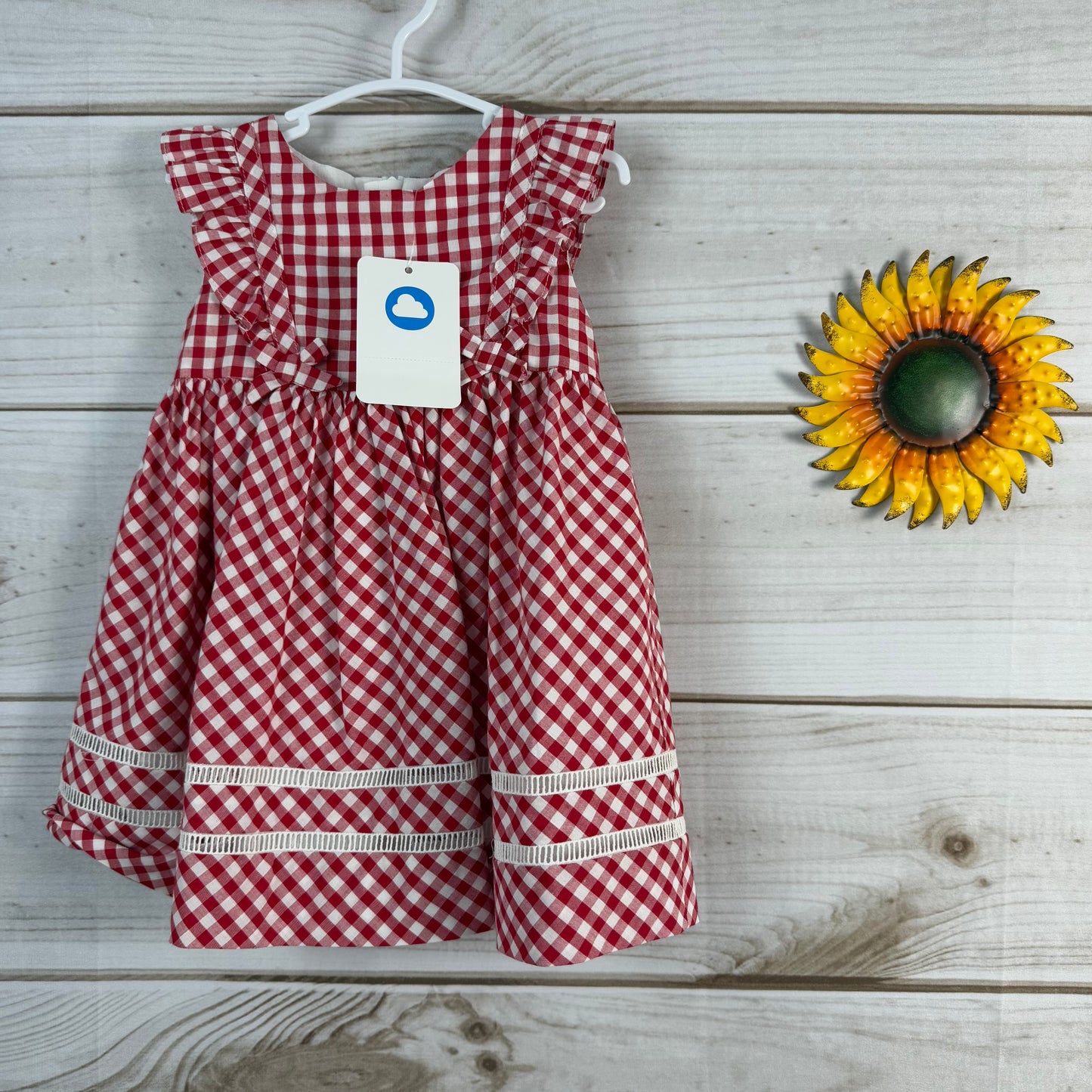 mayoral gingham dress 18M