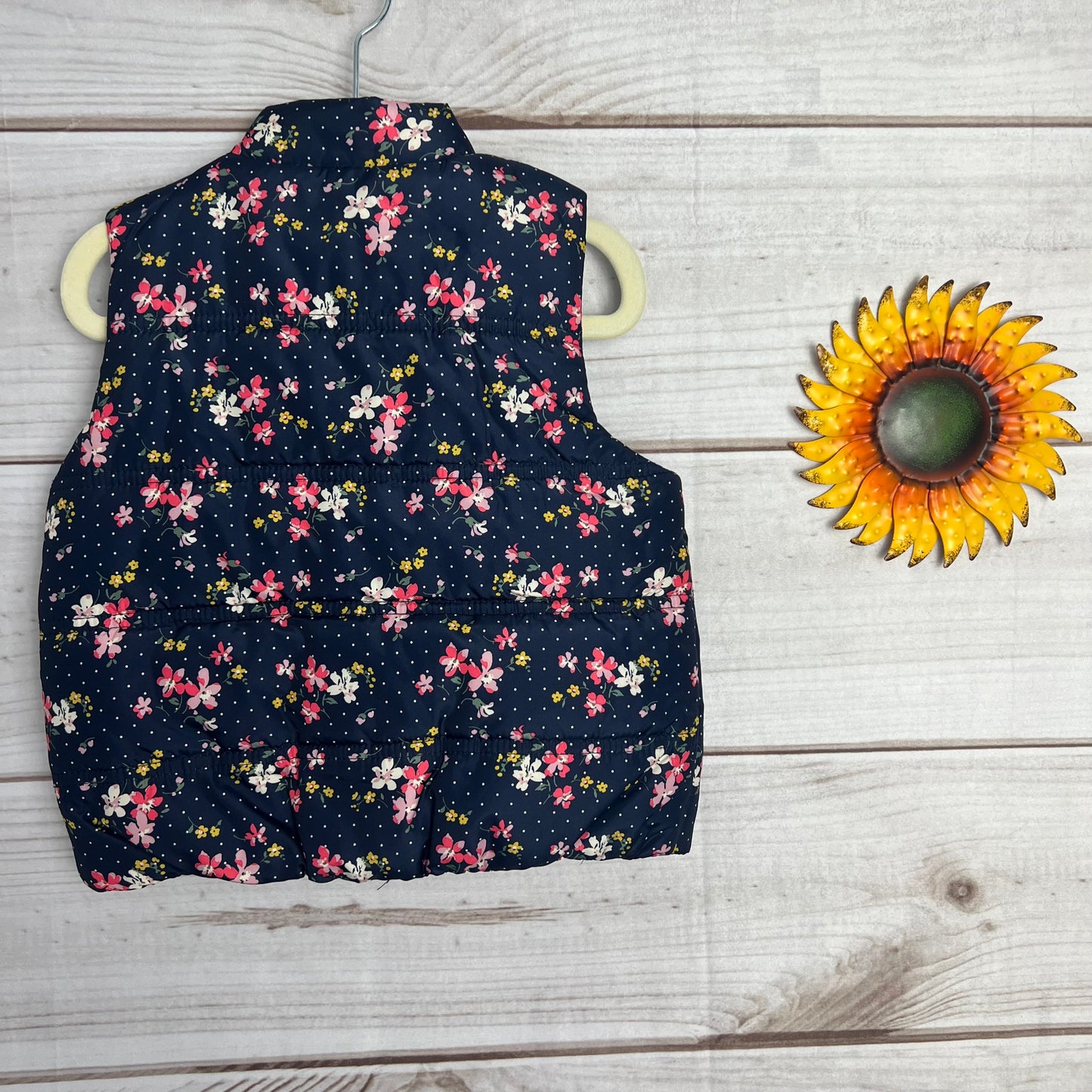 baby gap floral vest 2T