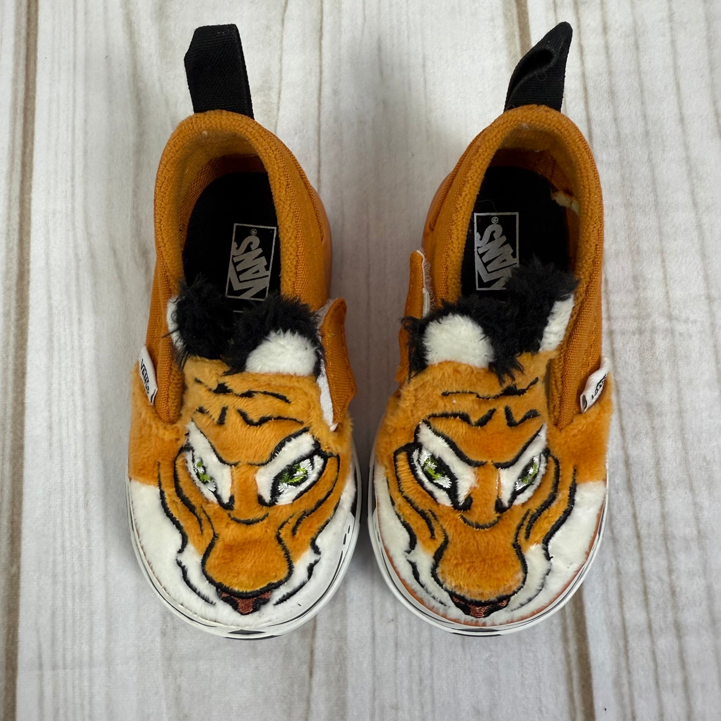 vans x project cat tiger slip on shoes 4C