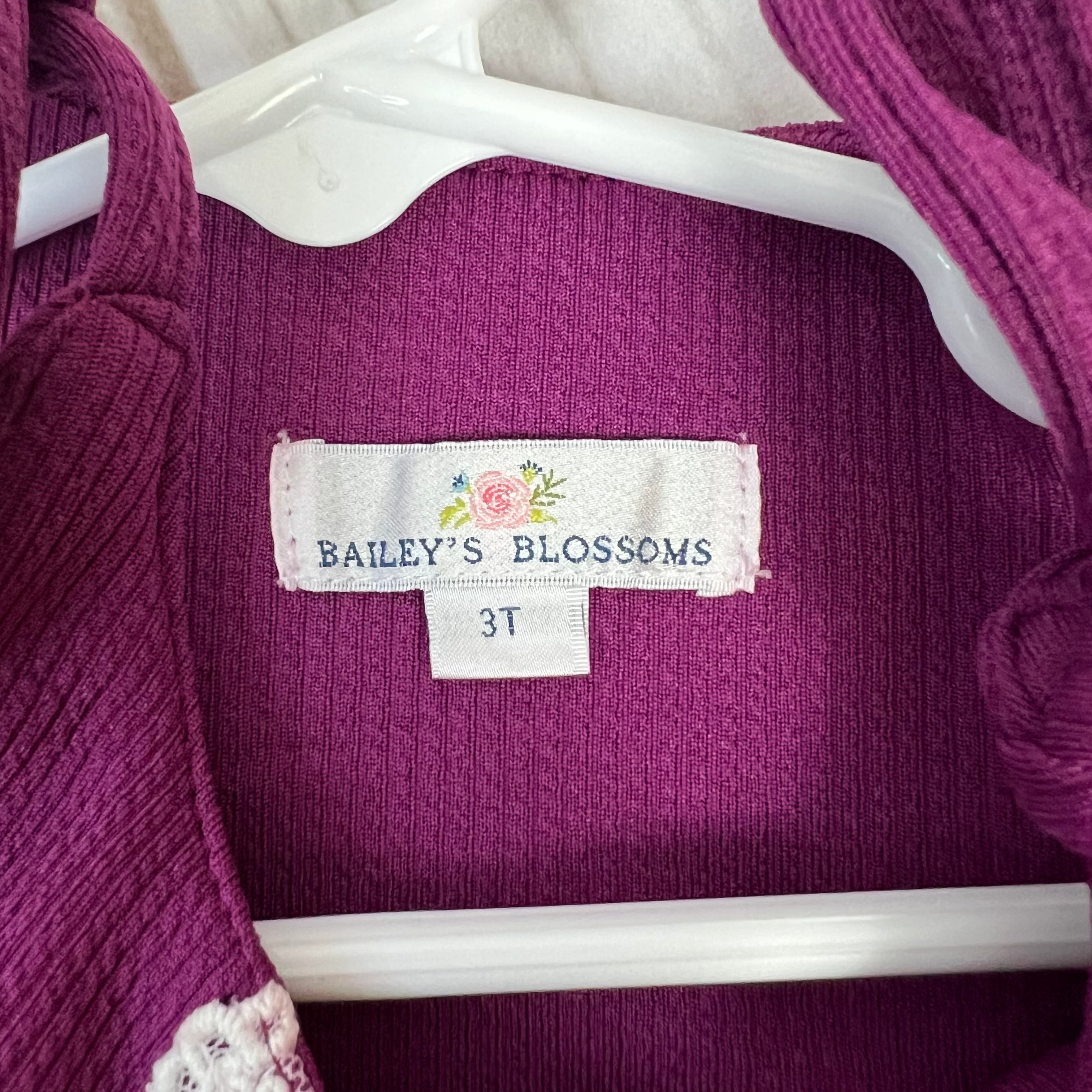 Baileys blossom 3T purple romper purchases