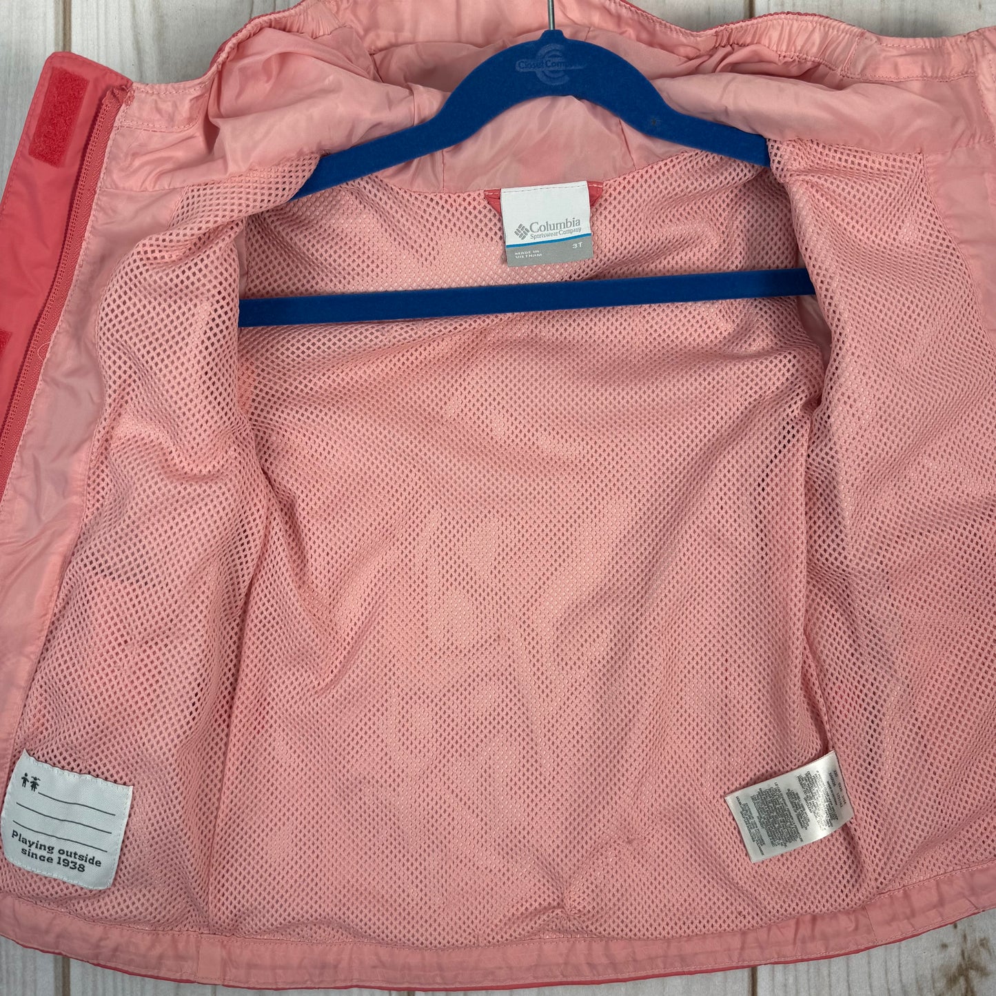 columbia rain jacket 3T