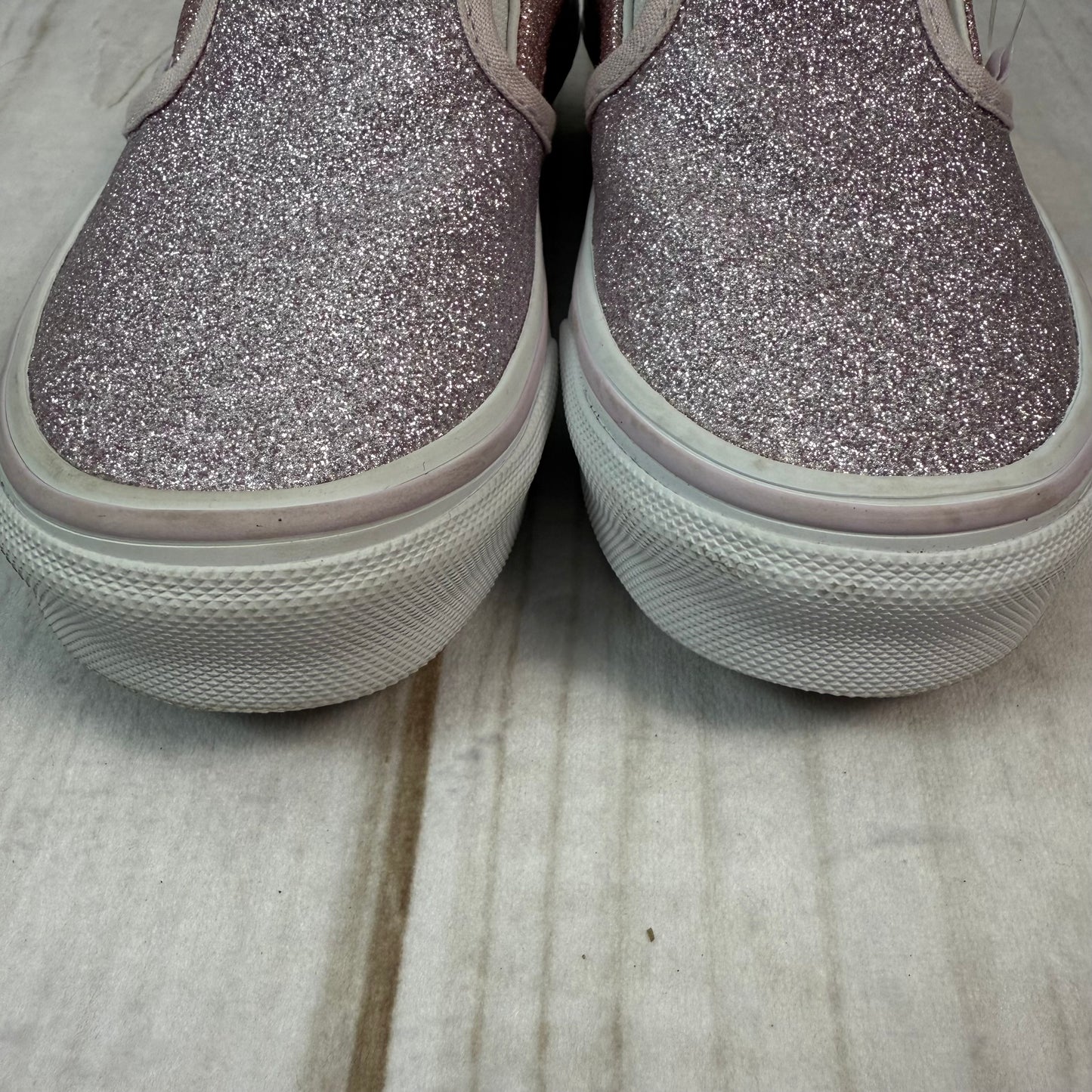 vans classic slip-on glitter shoes 12C