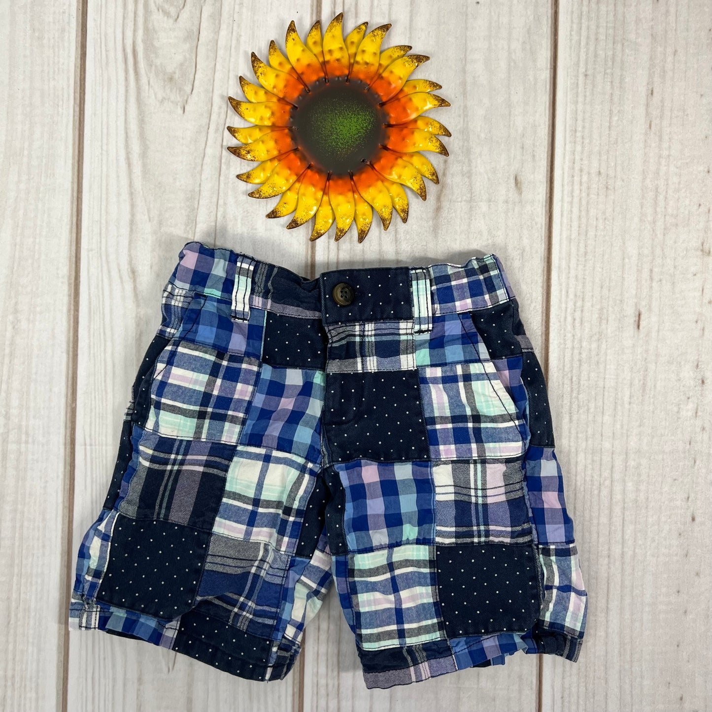 boys plaid shorts 4T