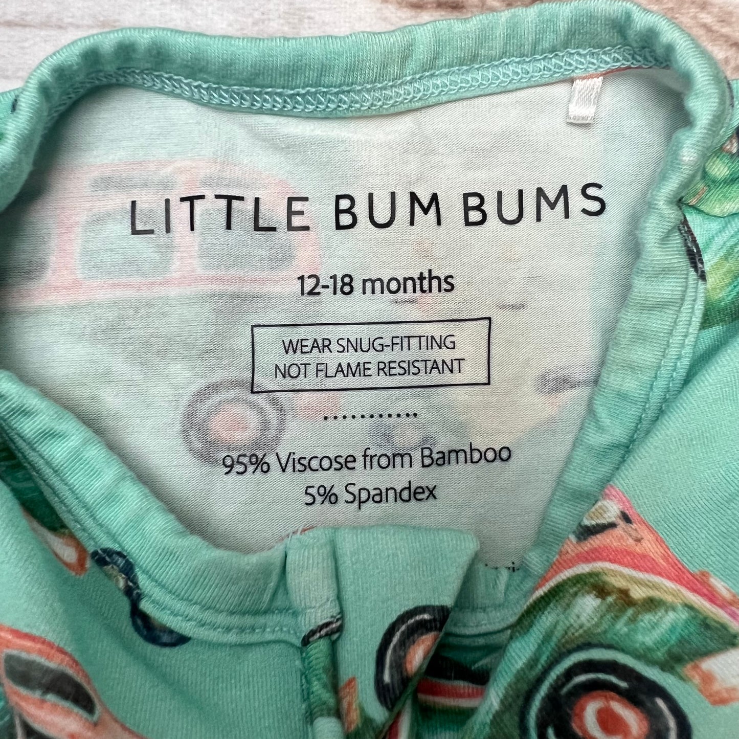 little bum bums that’s how we roll romper 12-18M