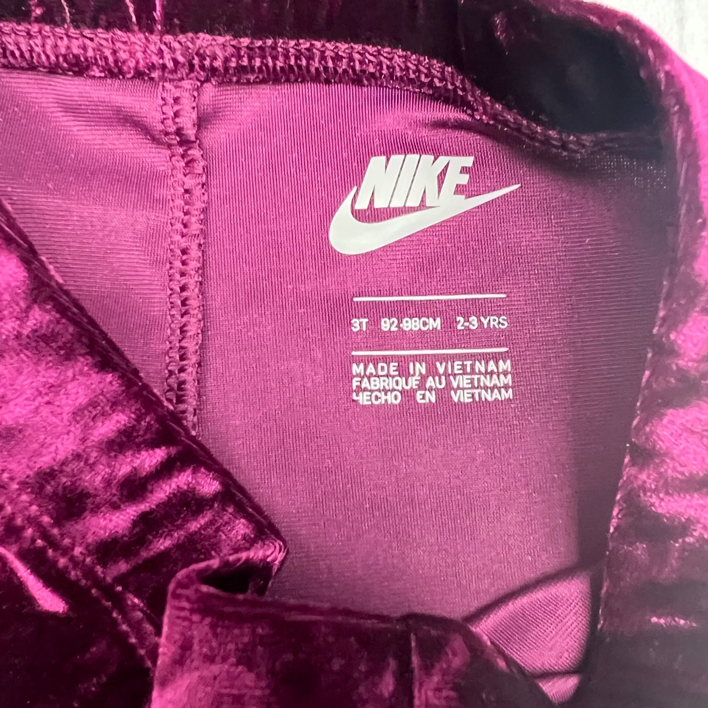 nike velvet leggings