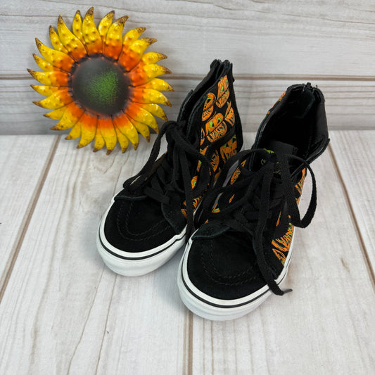 vans old skool glow pumpkins sk8 hi zip shoes 1Y