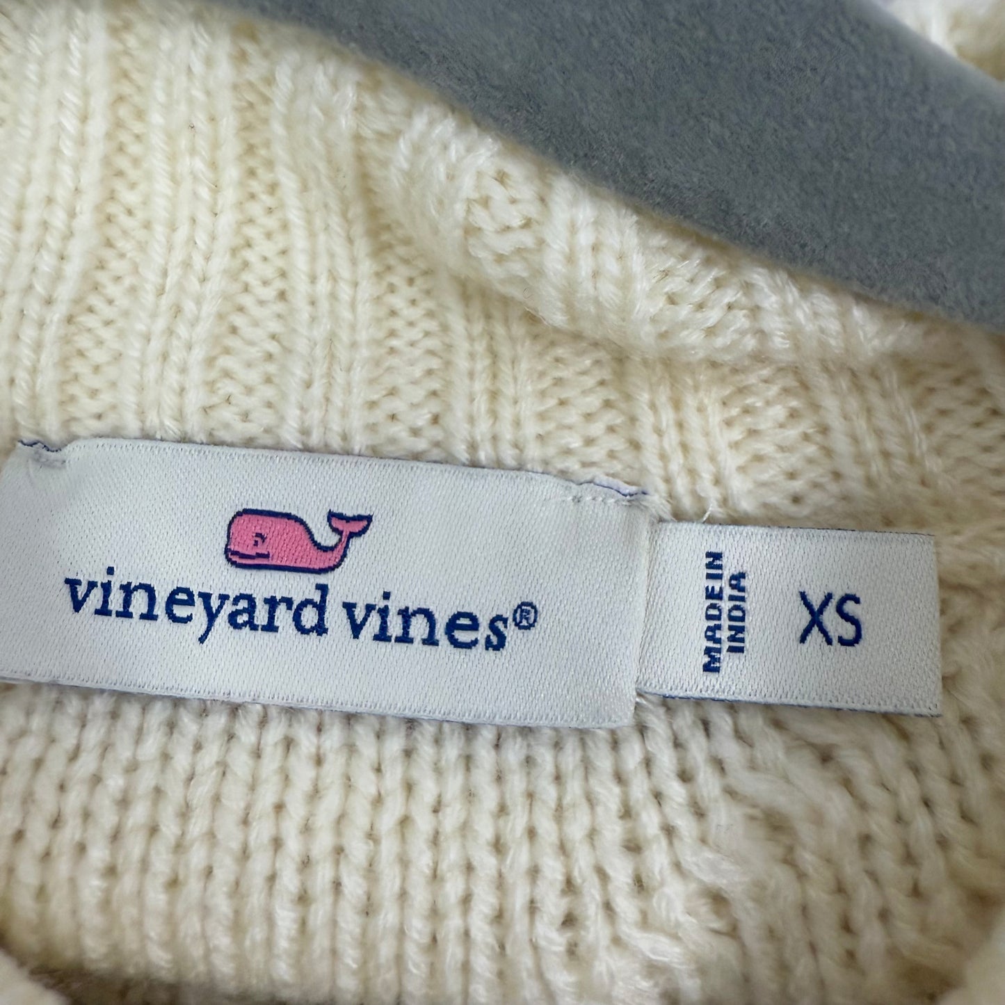 vineyard vines fisherman sweater XS