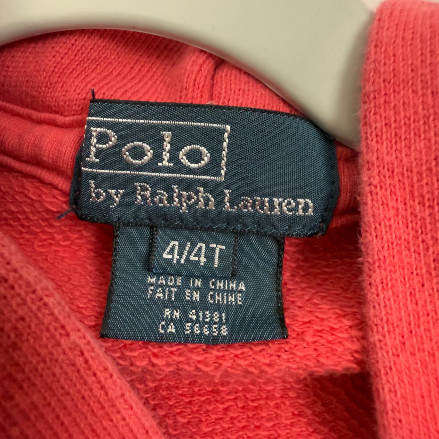 polo ralph lauren hoodie 4T