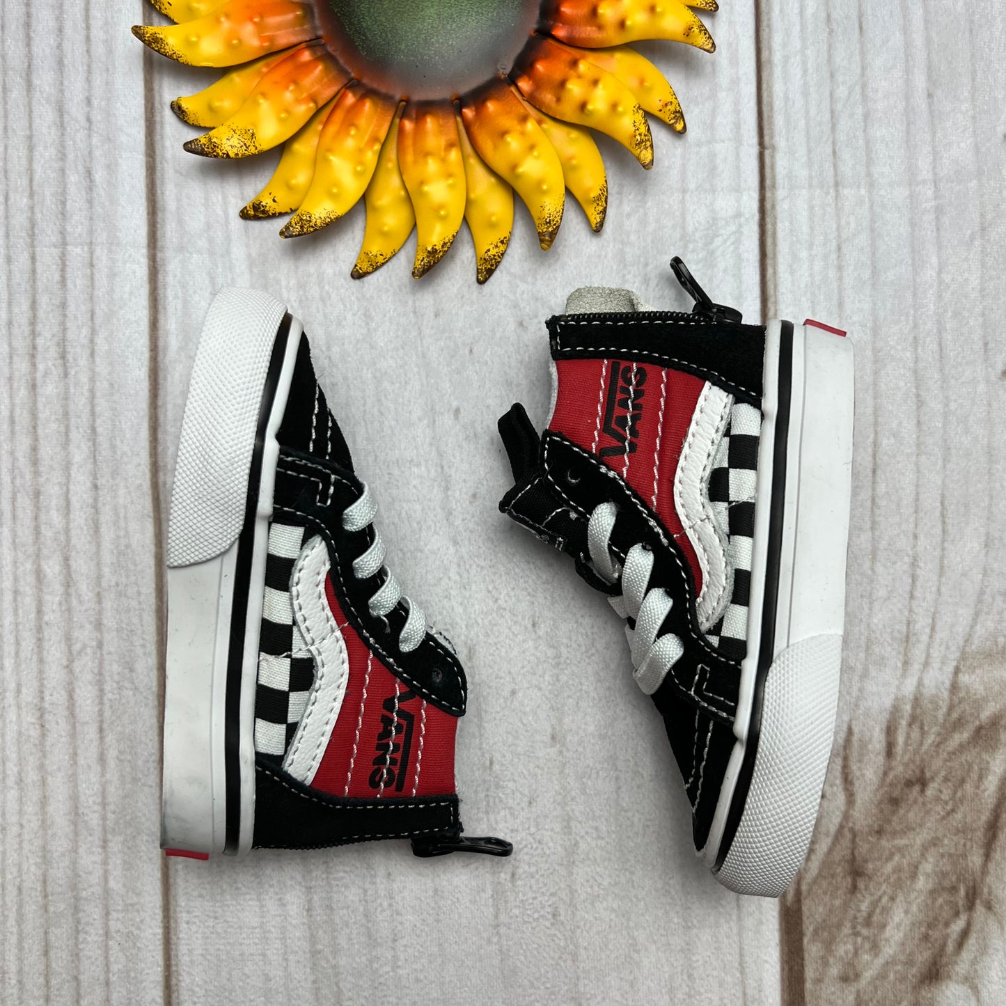 vans toddler sk8-hi zip 4C