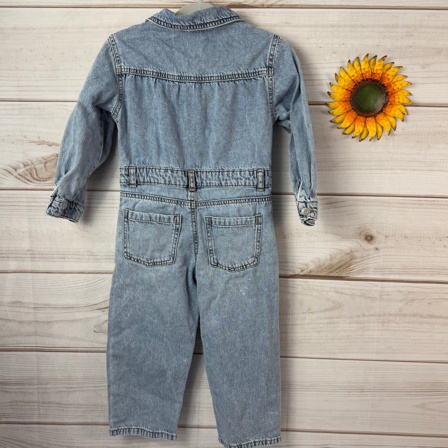 zara kids denim romper 5