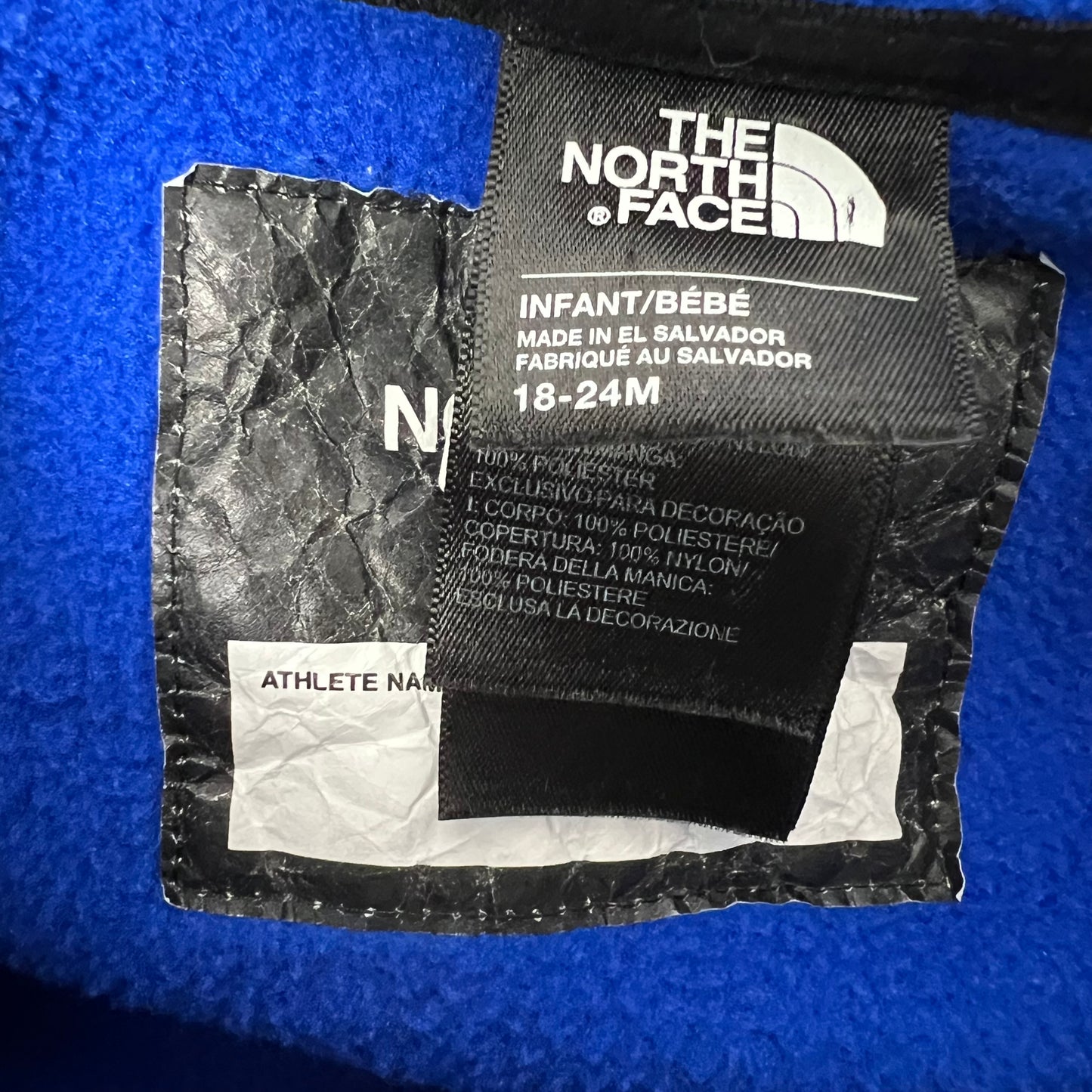 the north face denali one piece 18-24M