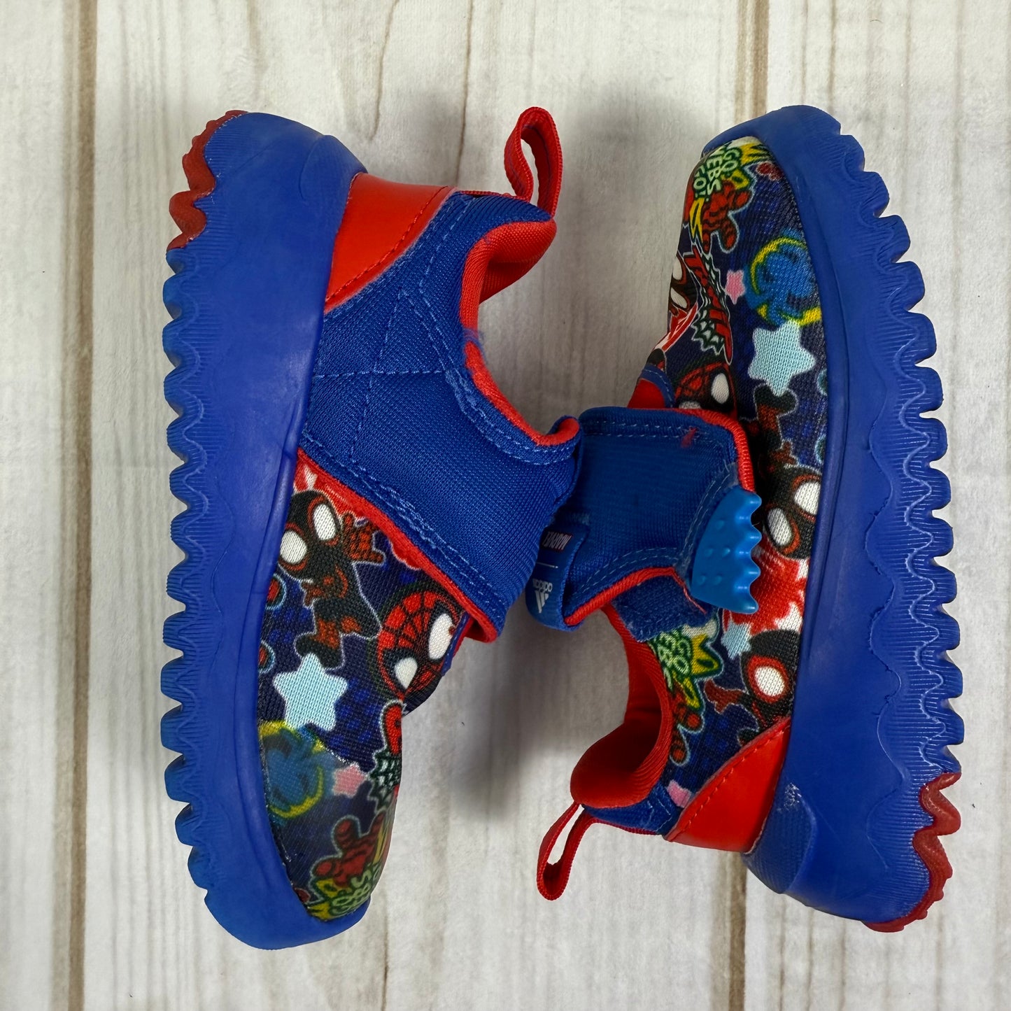 adidas x marvel spiderman shoes 6.5C