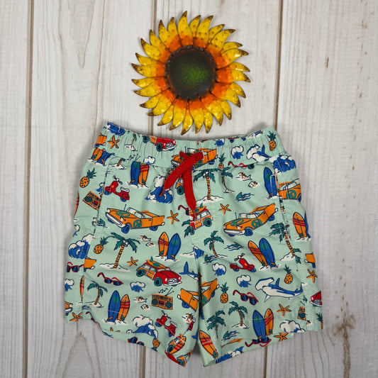 hatley swim trunks 2T