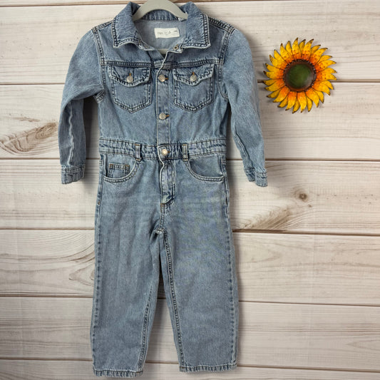 zara kids denim romper 5