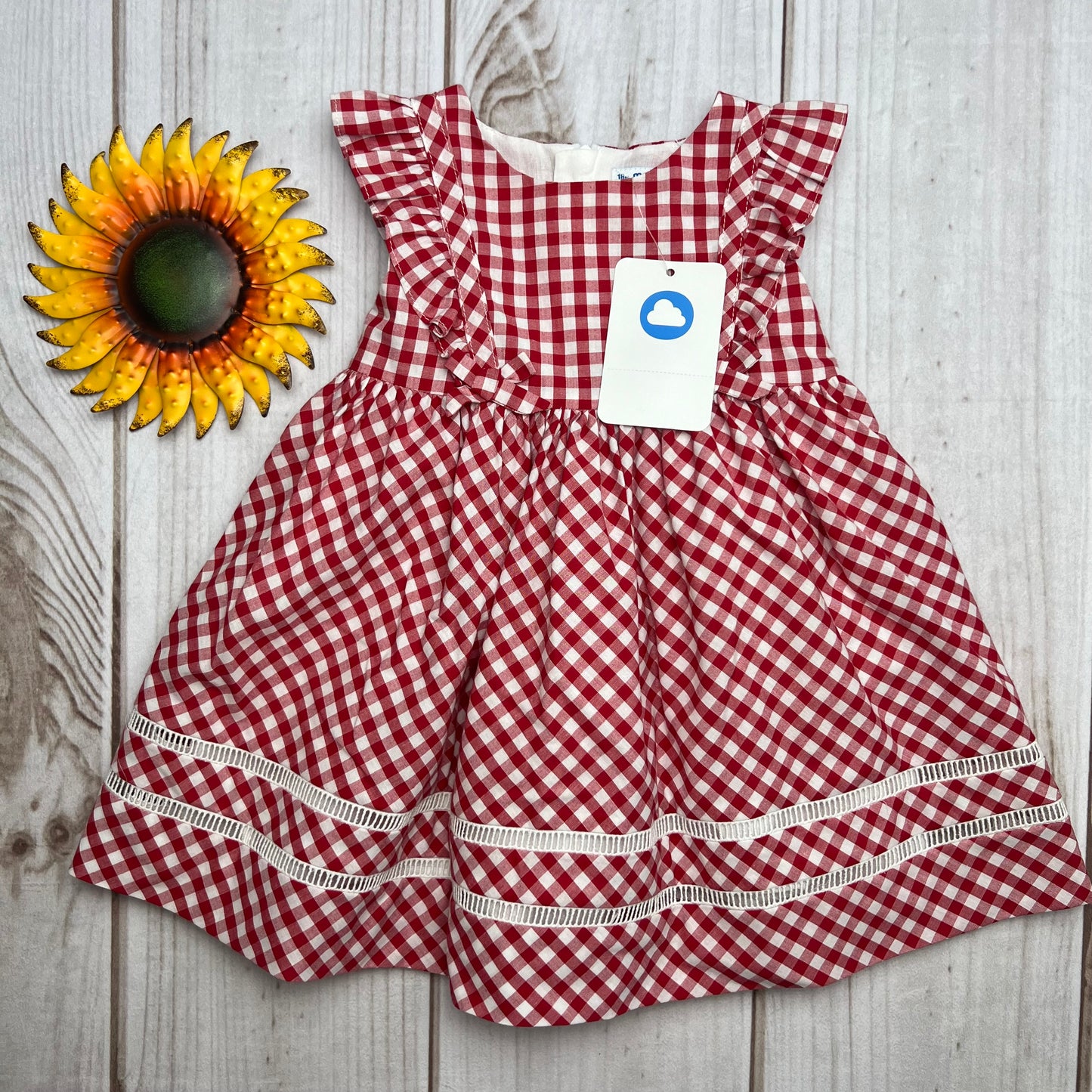 mayoral gingham dress 18M