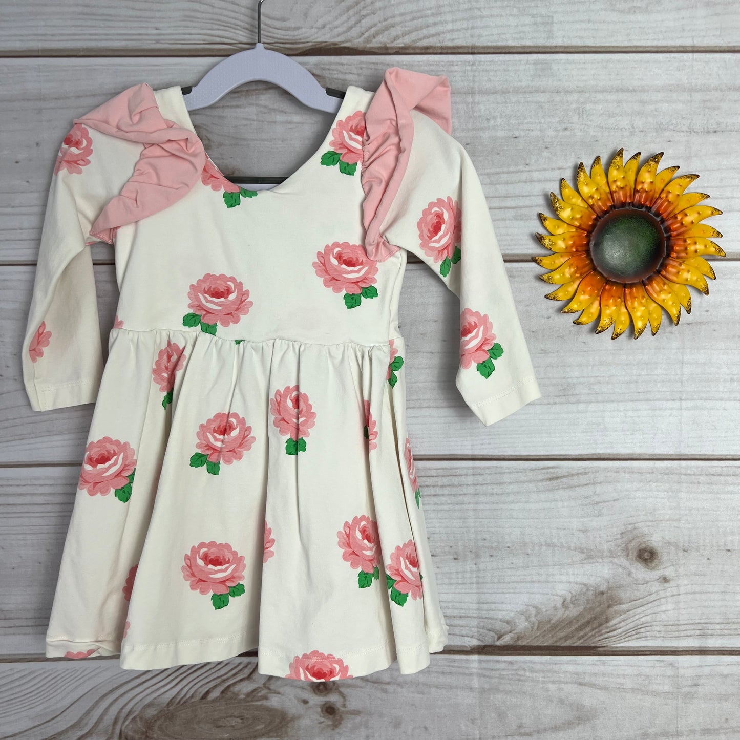 monica + andy double ruffle dress 2T