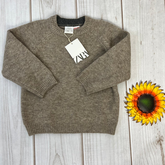 zara crew neck sweater 3/4T