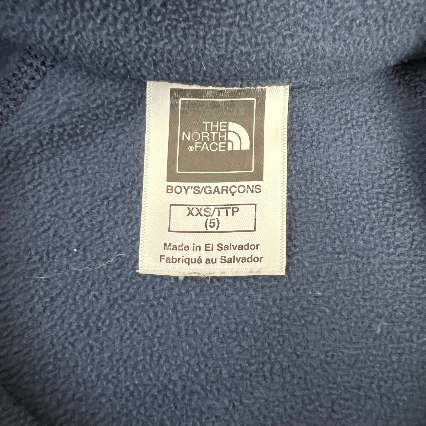 the north face quarter zip fleece XXS/5