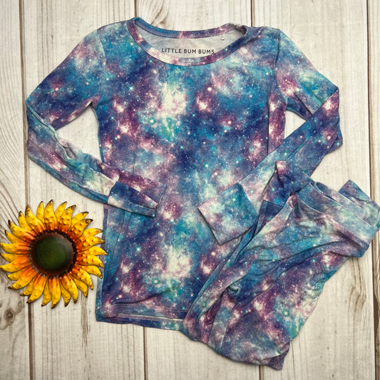 bums and roses out of this world two piece pajamas 5/6