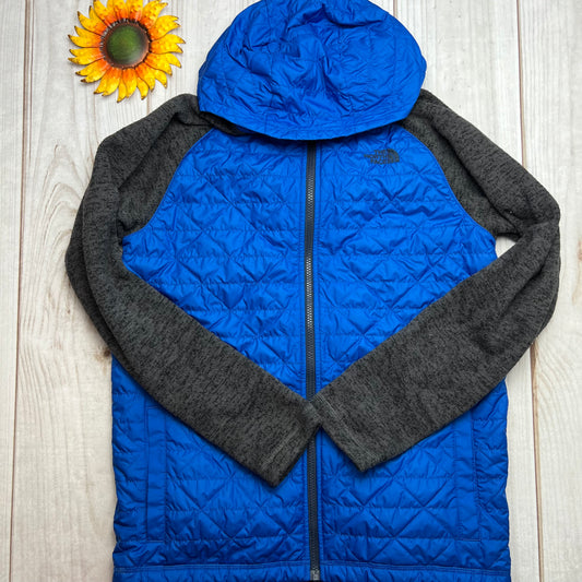 the north face quilted sweater jacket XL