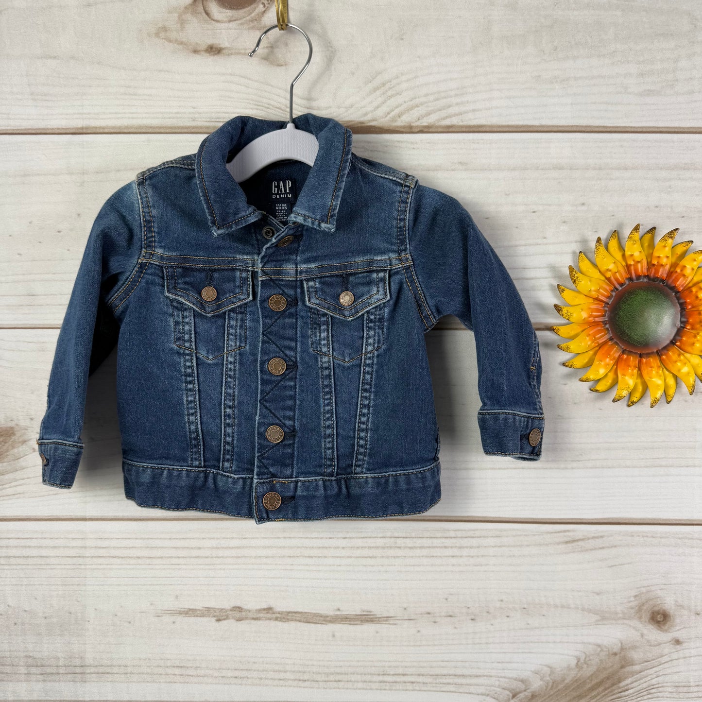 baby gap denim jacket 12-18M